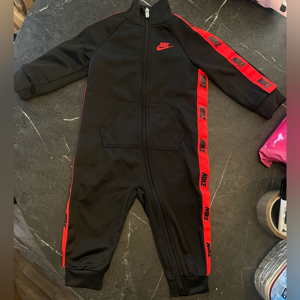 Black & Red Nike Coverall/Jumpsuit